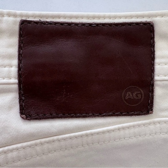 AG Adriano Goldschmied The Graduate White Pants Men’s 33x34 Cotton - Picture 2 of 12